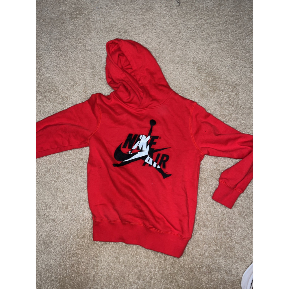 Red Nike Hoodie - Picture 1 of 2